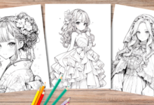 Cute:3xkdtogrrrw= Anime Coloring Pages