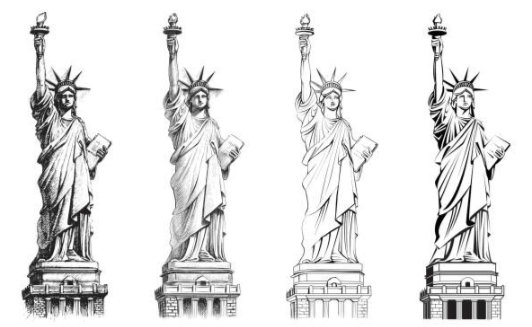 Outline:0uvozkauc54= Statue of Liberty Drawing