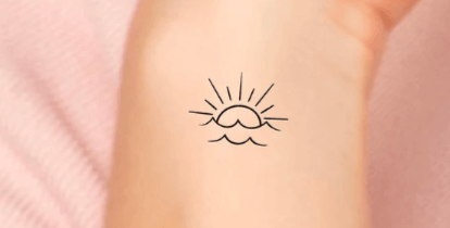 Simple:-6aqeaavndc= Sun Tattoo