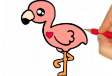 Drawing:P5vy9aqjdxm= Flamingos
