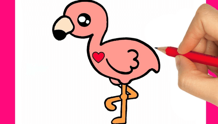 Drawing:P5vy9aqjdxm= Flamingos