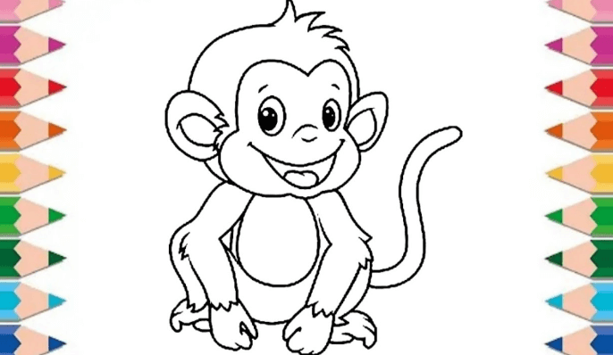 Drawing:Uqp7yroofp0= Monkey